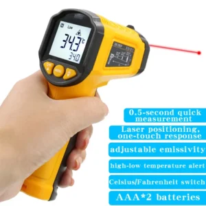 TS380 Infrared non-contact HYTAIS thermometer handheld industrial high precision electronic thermometer TS600