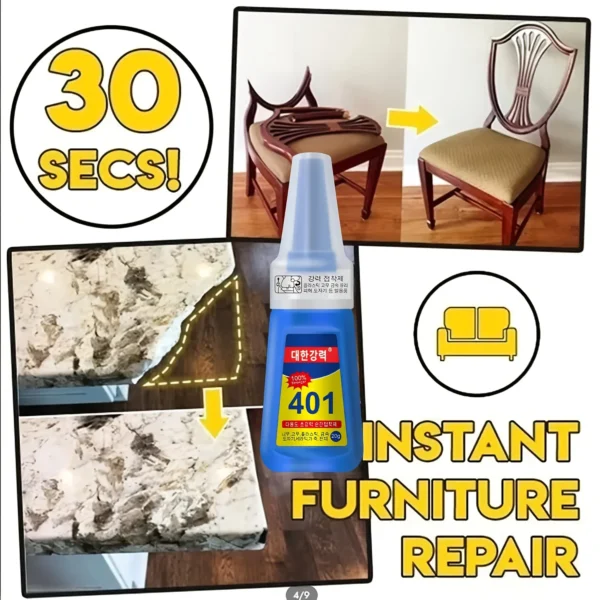 1/2pcs 401 Strong Transparent Adhesive Plastic Wood Metal Glass Artificial Leather Nail Art Multi-purpose Universal Adhesive - Image 2