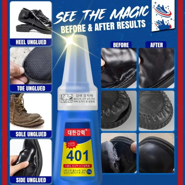 1/2pcs 401 Strong Transparent Adhesive Plastic Wood Metal Glass Artificial Leather Nail Art Multi-purpose Universal Adhesive - Image 3