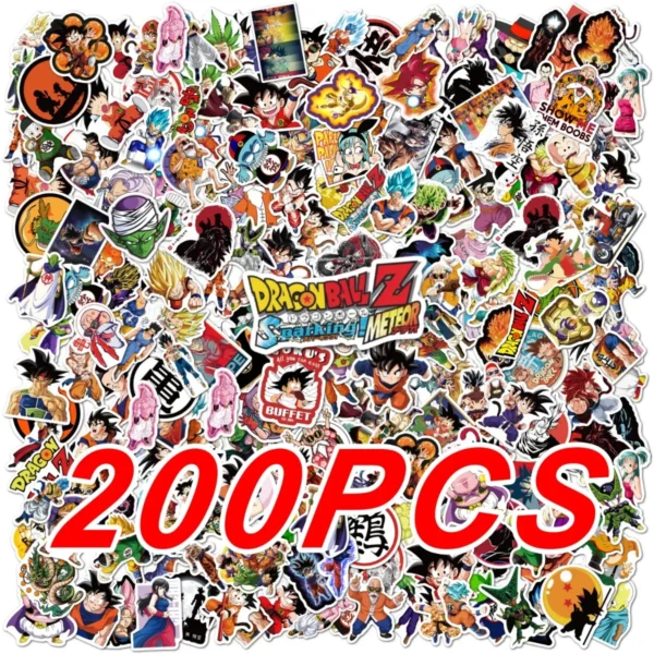 100/200pcs Dragon Ball Animes Cartoon Graffiti Stickers Phone Guitar Laptop Notebook Suitcase Cup Waterproof Sticker Decals Toys 100/200pcs Dragon Ball Animes Cartoon Graffiti Stickers Phone Guitar Laptop Notebook Suitcase Cup Waterproof Sticker Decals Toys - Image 1