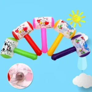 1/3/5pcs Inflatable Hammer with Bell Air Hammer Baby Kids Toys Party Favors Inflatable Toy Pool Beach Party Toy
