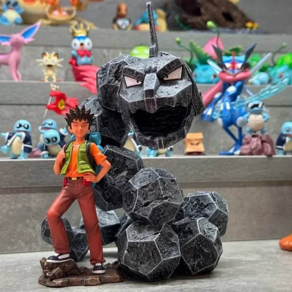 14cm/5.5in Pokemon Anime Figure Onix Action Figures Pvc Statue Desktop Ornament Collection Model Toys Gifts - Image 1