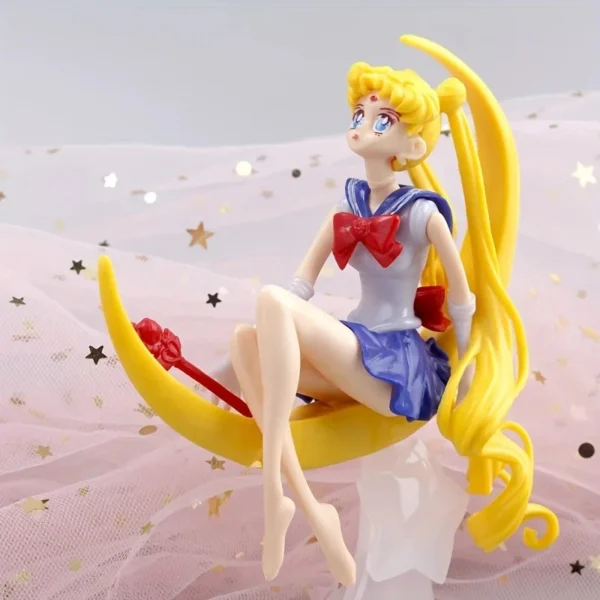 15CM Anime Sailor Moon PVC Doll Girl Toy Cake Decoration Action Figures Model Car Ornament Children Birthday Gift Doll 15CM Anime Sailor Moon PVC Doll Girl Toy Cake Decoration Action Figures Model Car Ornament Children Birthday Gift Doll - Image 1
