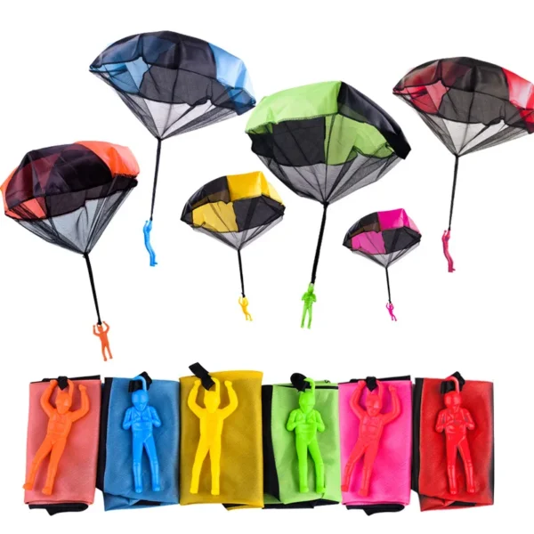 1pcs Hand Throwing Parachute Kids Outdoor Funny Toys Game Play Toys for Children Fly Parachute Sport with Mini Soldier Toys 1pcs Hand Throwing Parachute Kids Outdoor Funny Toys Game Play Toys for Children Fly Parachute Sport with Mini Soldier Toys - Image 1