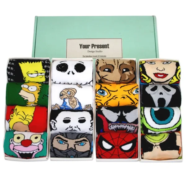2024 New Arrival Anime women men socks Long Socks Men‘s Knee-High Cosplay Calf Sock Adult Personality Hip Hop Christmas Socks - Image 1