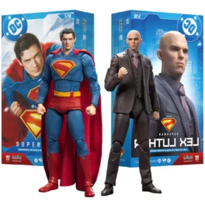 2025 New Superman FondJoy Original DC 1/9 19CM Lex Luthor Justice League Superman Krypto Action Figures Superhero Toys Gift