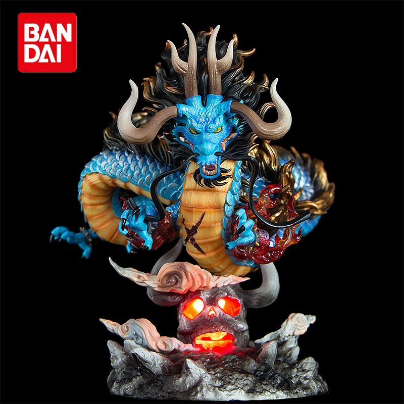 22cm One Piece Anime Figure GK Kaido Dragon Form Four Emperors With Lamp PVC Action Figure Model Dolls Antistress Toy For Gift 22cm One Piece Anime Figure GK Kaido Dragon Form Four Emperors With Lamp PVC Action Figure Model Dolls Antistress Toy For Gift - Image 1
