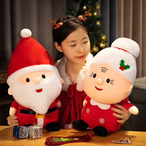 23-50CM Cute Santa Claus Snowman Elk Granny Plush Toys Christmas Decor Dolls Stuffed Soft for Baby Kids Gift 23-50CM Cute Santa Claus Snowman Elk Granny Plush Toys Christmas Decor Dolls Stuffed Soft for Baby Kids Gift - Image 1