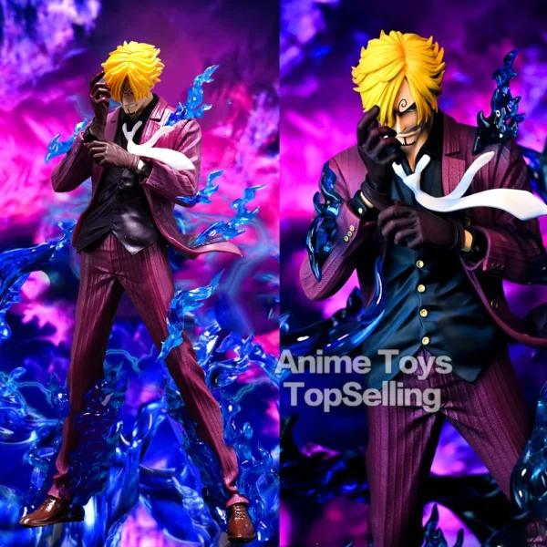 24cm/9.44in Anime One Piece Figure Sanji Figures Pvc Statue Collection Model Toys for Children Gifts 24cm/9.44in Anime One Piece Figure Sanji Figures Pvc Statue Collection Model Toys for Children Gifts - Image 1