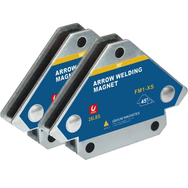 2pcs 12.5KG Magnetic Welding Holders Angle Solder Arrow Magnet Weld Fixer Positioner Ferrite Holding Auxiliary Locator Tools 2pcs 12.5KG Magnetic Welding Holders Angle Solder Arrow Magnet Weld Fixer Positioner Ferrite Holding Auxiliary Locator Tools - Image 1