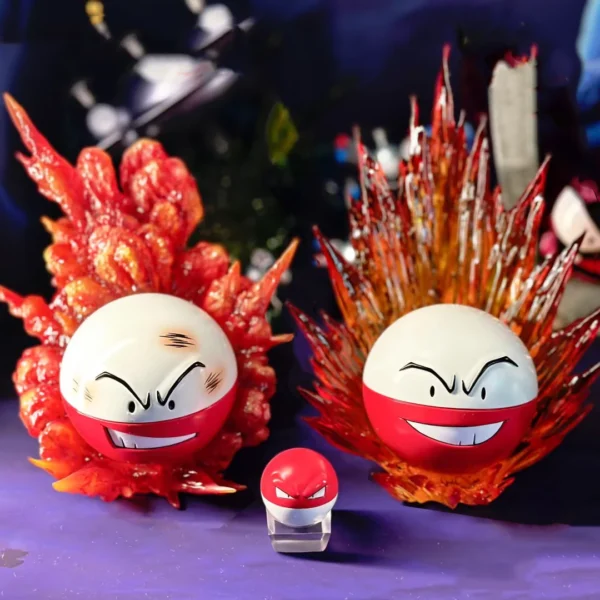 3-10.5cm Anime Figure Pokemon Electrode And Voltorb Action Figures Pvc Collection Model Toys for Children Gifts - Image 1