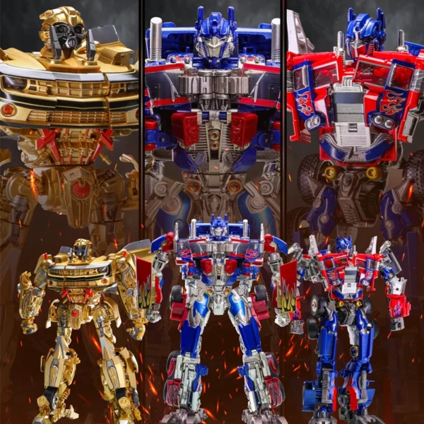 30CM Transformation Autobots Robot Toys Optimus Prime Bumblebee Megatron Commander Alloy Jetfire Figures Model Gift - Image 1