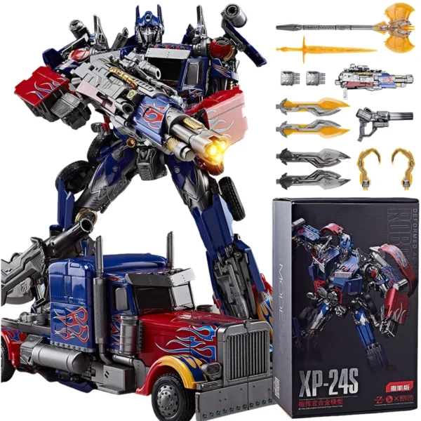 30CM Transformation Optimus Prime XP24 Accessory Pack Deluxe Edition Deformation Autobots Toy Alloy Star Commander Action Figure 30CM Transformation Optimus Prime XP24 Accessory Pack Deluxe Edition Deformation Autobots Toy Alloy Star Commander Action Figure - Image 1