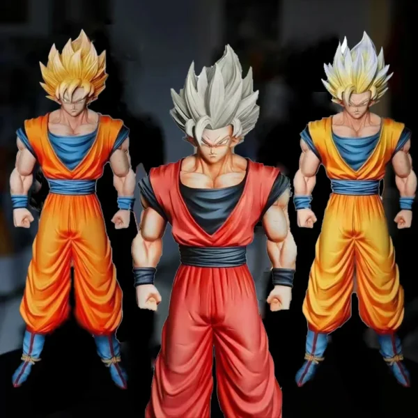 31.5cm/12.4inch Dragon Ball Z Sjj1 Ssj2 Goku Figure Son Goku Super Saiyan Action Figures Pvc Statue Collection Model Toys Gifts - Image 1