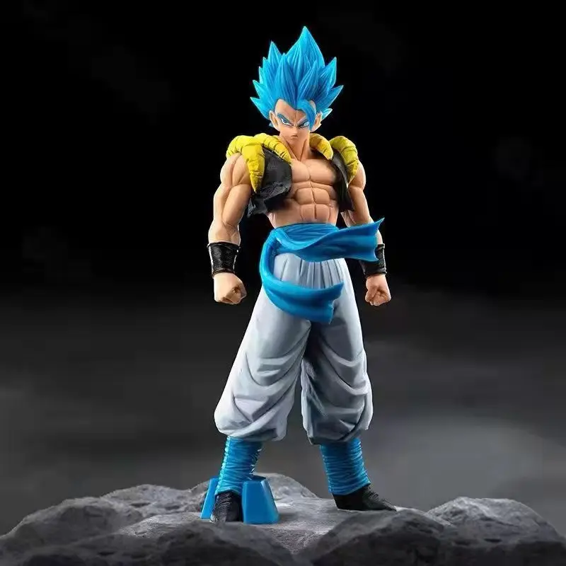 31CM Anime Dragon Ball Z Super Saiyan Blue Gogeta PVC Action Figure Model Toys Desktop Decoraction Children Birthday Gift 31CM Anime Dragon Ball Z Super Saiyan Blue Gogeta PVC Action Figure Model Toys Desktop Decoraction Children Birthday Gift - Image 1