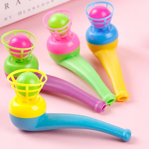 3pcs Plastic Pipe Blowing Ball Kids Toys Outdoor Games Balance Training Educational Toys Learning Toys for Children Funny Gifts - Image 1