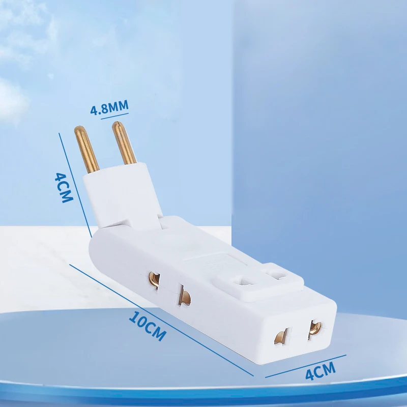 4 in 1 Wall Outlet Extension Eu Electrical Socket 180 Degree Plug Adapter Canada Mexico Travel Aadapter Portable Power Converter 4 in 1 Wall Outlet Extension Eu Electrical Socket 180 Degree Plug Adapter Canada Mexico Travel Aadapter Portable Power Converter - Image 1