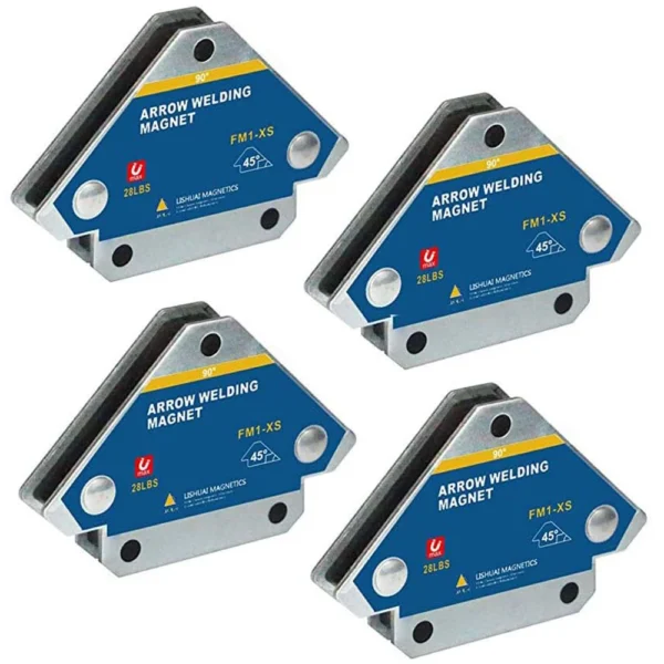4pcs 28 lbs Welding Magnetic Welding Fixer 45° 90° 135° Multi-angle Magnet Weld Positioner Ferrite Auxiliary Locator Tools 4pcs 28 lbs Welding Magnetic Welding Fixer 45° 90° 135° Multi-angle Magnet Weld Positioner Ferrite Auxiliary Locator Tools - Image 1