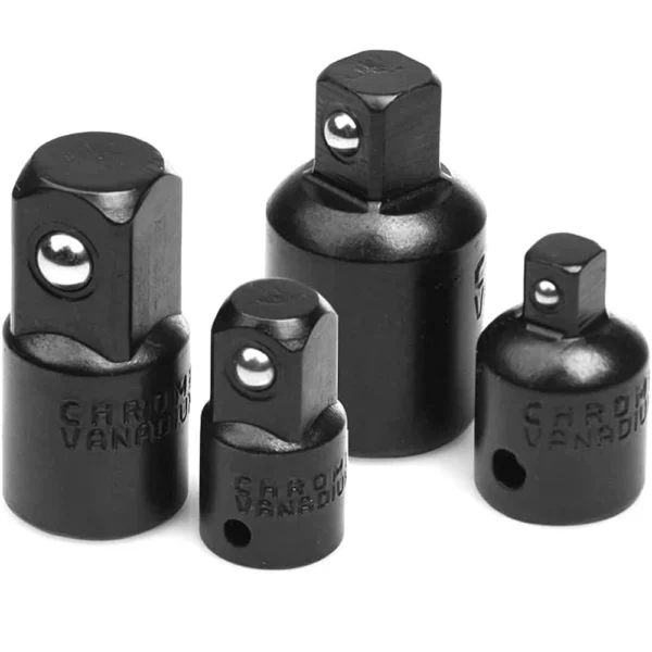 4pcs Socket Convertor Adaptor Reducer Set 1/2 To 3/8 3/8 To 1/4 3/4 To 1/2 Impact Drive Socket Adaptor Repair Tools 4pcs Socket Convertor Adaptor Reducer Set 1/2 To 3/8 3/8 To 1/4 3/4 To 1/2 Impact Drive Socket Adaptor Repair Tools - Image 1