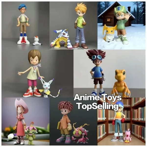 5-16cm Anime Digimon Adventure Figures Eight Main Characters Action Figure Pvc Statue Collection Model Toys Gifts - Image 1