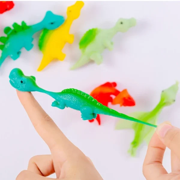 5-20Pcs Colorful Finger Catapult Dinosaur Games Kids Birthday Baby Shower Party Favor Giveaway Christmas Carnival Party Gift - Image 1