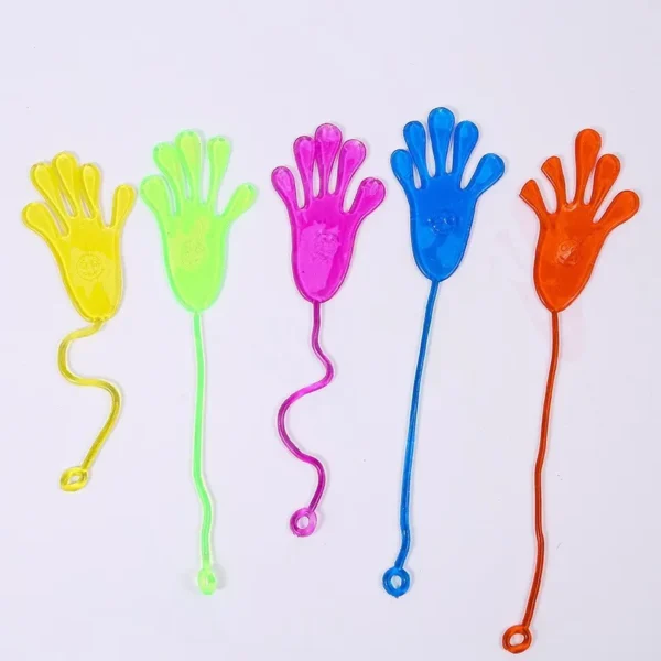 5-50 Pcs Kids Funny Sticky Hands toy Palm Elastic Sticky Squishy Slap Palm Toy Novelty Gift Party Toys Birthday For Children - Image 1