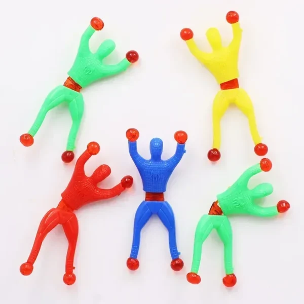 5-50 Pcs/set 9cm Sticky Toy Window Men With Sticky Hand Toys Color Plastic Suitable Feet For Adult 5-50 Pcs/set 9cm Sticky Toy Window Men With Sticky Hand Toys Color Plastic Suitable Feet For Adult - Image 1