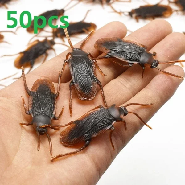 5-50Pcs Halloween gadget Plastic Cockroaches Joke Decoration Props Rubber Toy Gags Practical Jokes Toys Plastic Bugs Cockroach 5-50Pcs Halloween gadget Plastic Cockroaches Joke Decoration Props Rubber Toy Gags Practical Jokes Toys Plastic Bugs Cockroach - Image 1