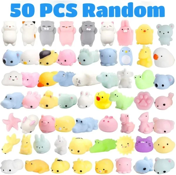 50-5PCS Kawaii Squishies Mochi Anima Squishy Toys For Kids Antistress Ball Squeeze Party Favors Stress Relief Toys For Birthday 50-5PCS Kawaii Squishies Mochi Anima Squishy Toys For Kids Antistress Ball Squeeze Party Favors Stress Relief Toys For Birthday - Image 1