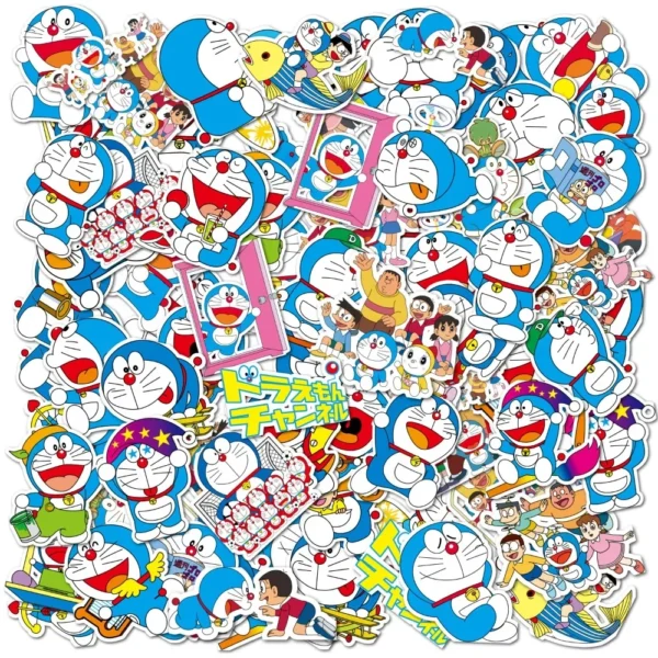 50pcs Cartoon Doraemon Stickers for Scrapbook Laptop Phone Luggage DIY Decal Graffiti Kawaii Anime Waterproof Sticker Kid Toy 50pcs Cartoon Doraemon Stickers for Scrapbook Laptop Phone Luggage DIY Decal Graffiti Kawaii Anime Waterproof Sticker Kid Toy - Image 1