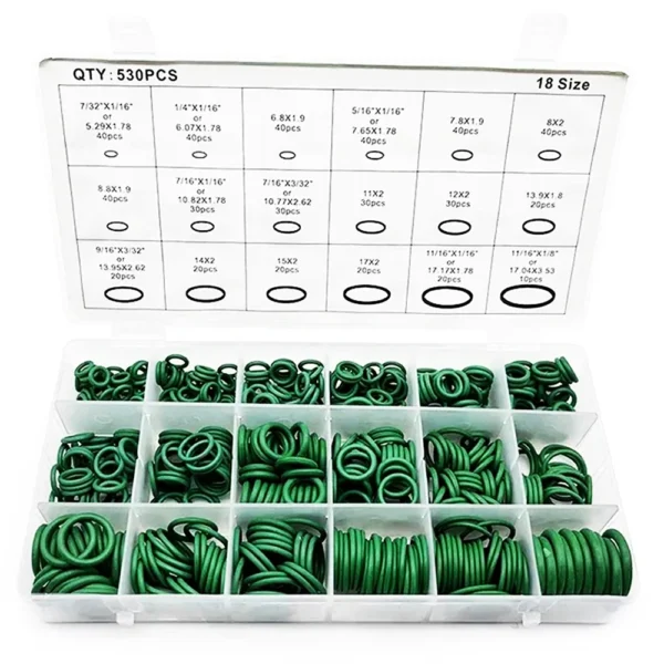 530/270Pcs O-Type Sealing Rubber Ring Automotive Air-Conditioning Compression Confidential Seal Maintenance Rubber Accessories 530/270Pcs O-Type Sealing Rubber Ring Automotive Air-Conditioning Compression Confidential Seal Maintenance Rubber Accessories - Image 1