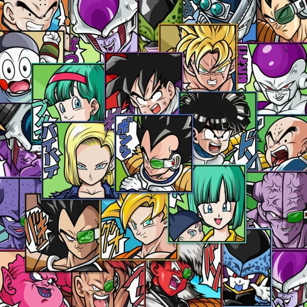 54PCS Dragon Ball Stickers for Kids Laptop Skateboard Graffiti Skateboard Laptop Water Bottle Motorcycle Sticker Toy Decal 54PCS Dragon Ball Stickers for Kids Laptop Skateboard Graffiti Skateboard Laptop Water Bottle Motorcycle Sticker Toy Decal - Image 1
