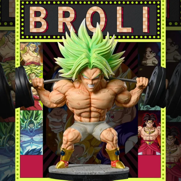 6.3in/16cm Anime Dragon Ball Z Broly Figure Pvc Action Figures Fitness Broly Figurine Gk Statue Collection Model Toys - Image 1