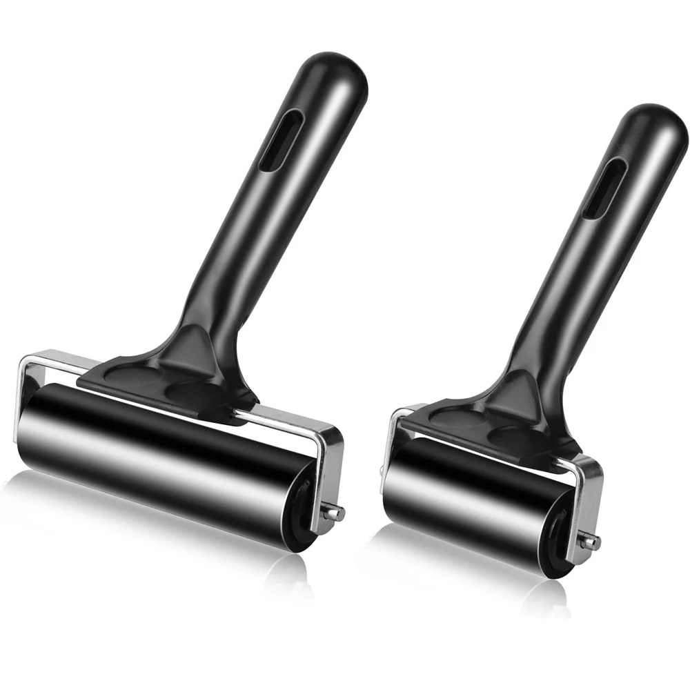 6/10cm Brayer Rollers Crafting Brayer Rollers for Printmaking Brayer Tool Paint Brush Ink Applicator Art Craft Oil Painting Tool 6/10cm Brayer Rollers Crafting Brayer Rollers for Printmaking Brayer Tool Paint Brush Ink Applicator Art Craft Oil Painting Tool - Image 1