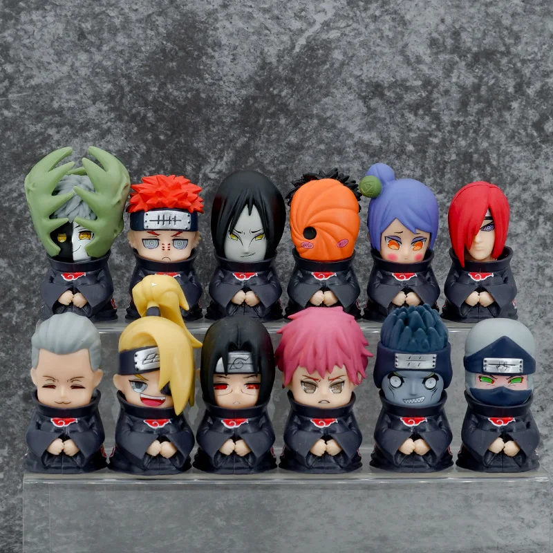 6Pcs/set Naruto Amine figure Shippuden Action Figures Q Version Cute Akatsuki Itachi Pain Obito Model Doll Collection Toys Gift 6Pcs/set Naruto Amine figure Shippuden Action Figures Q Version Cute Akatsuki Itachi Pain Obito Model Doll Collection Toys Gift - Image 1