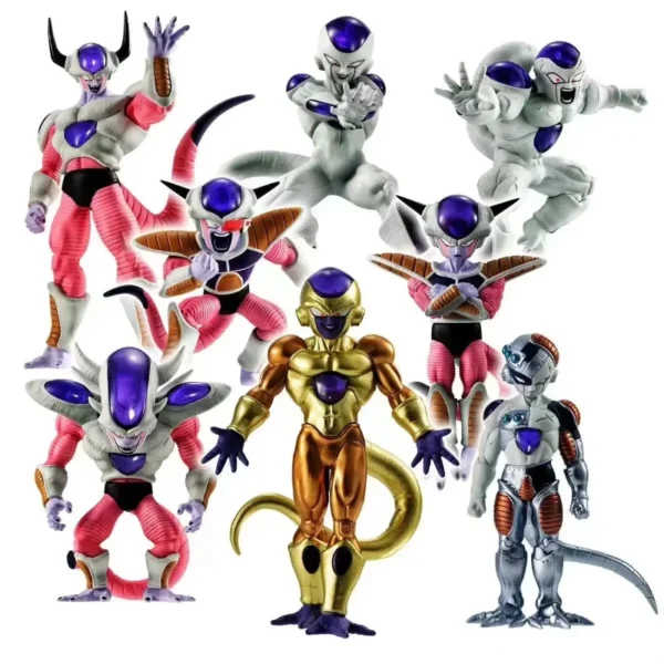 8pcs/Set Dragon Ball Z Frieza Figure Freezer Third Form Figurine PVC Action Figures Collection Model Toys Gifts - Image 1