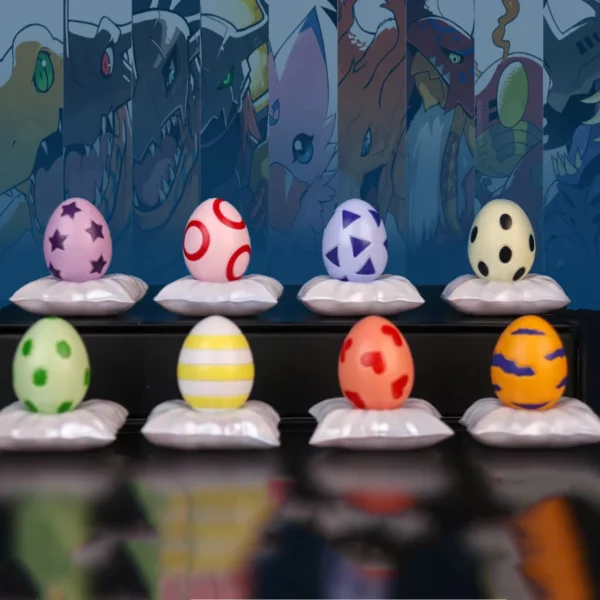 8pcs/set Anime Digimon Adventure Figure 3.5cm DigiTama Suite Action Figures Pvc Collection Model Toys for Children Gifts - Image 1