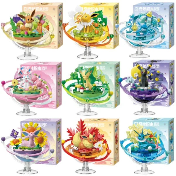 9 Style Pokemon Eeveelution Figures Espeon Sylveon Glaceon Leafeon Vaporeon Umbreon Flareon Pocket Monsters Anime Figure Toy - Image 1
