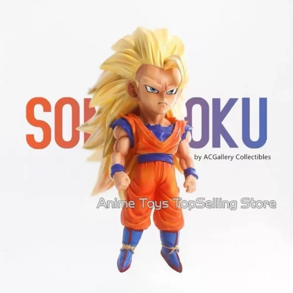 9cm Anime Dragon Ball Z Figure ssj3 Goku Action Figure DBZ PVC Collection Model Toys Gifts - Image 1