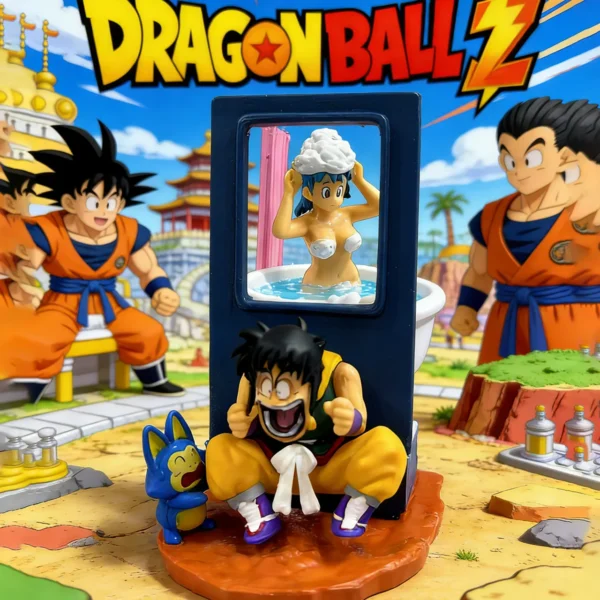 9cm Anime Dragon Ball Z Puar Figure Yamcha Figurine Bulma Pvc Action Figures Statue Collectible Model Toys Gifts - Image 1