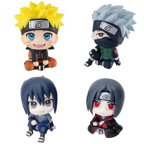 9cm Naruto Anime Figure Uzumaki Naruto Kakashi Uchiha Sasuke Itachi Cute Toys Q Figurals Action Figurine Model - Image 1