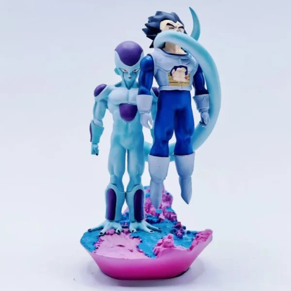 9cm/3.54in Anime Dragon Ball Figure Frieza VS Vegeta Action Figures Pvc Statue Collection Model Toys Gifts - Image 1