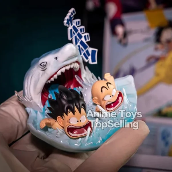 9cm/3.54in Anime Dragon Ball Z Figure Goku and Krillin Figure Classic scenes PVC Statue Collectible Model Toys Gifts - Image 1