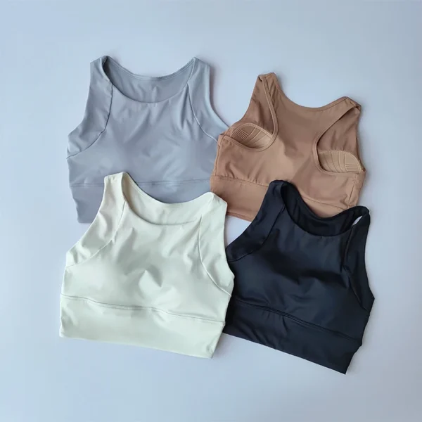 All-in-one Shock-proof Compact Sports Vest Running Breathable Full-cup Yoga Vest Gym Clothing Summer New Fitness Bra All-in-one Shock-proof Compact Sports Vest Running Breathable Full-cup Yoga Vest Gym Clothing Summer New Fitness Bra - Image 1