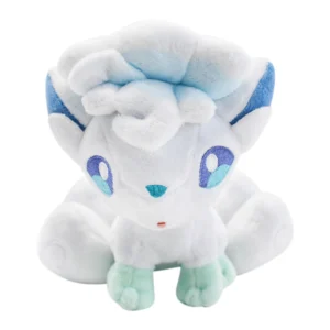 Alolan Vulpix Plush Toys Stuffed Animal Game for Collectible Gift,Cute Cartoon Character Black 9 Inch