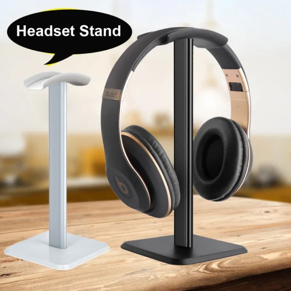 Aluminium Alloy Metal Headset Stand Holder Headphone Rack Mount Hanger Flexible Earphone Gamer Hanger Display Rack - Image 1