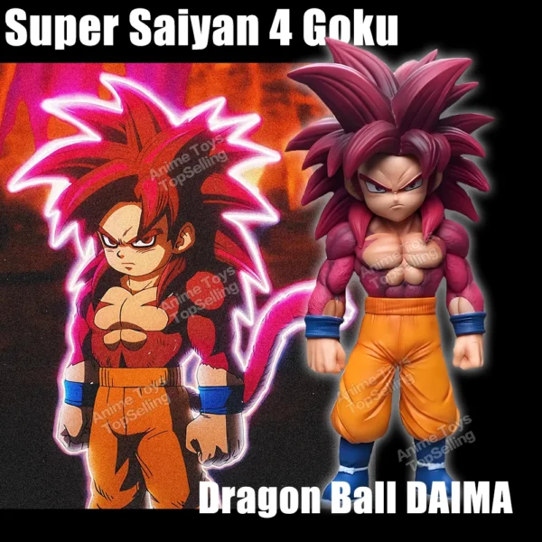 Anime Dragon Ball DAIMA Figure Super Saiyan 4 Goku Action Figure Vegeta Pvc Collectible Statue Model Toy Gifts - Image 1