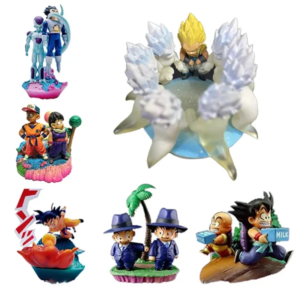 Anime Dragon Ball Z Frieza VS Vegeta figure Son Goku Krillin Gohan Gotenks Ghost Pvc Statue Action Figures Collectible Model Toy - Image 1
