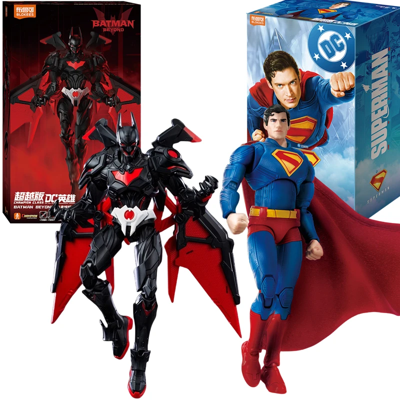 BLOKEES Original Batman Beyond Superman CHAMPION CLASS Gunn DC Justice League Comics Action Figure Assembled Model Toys Gift BLOKEES Original Batman Beyond Superman CHAMPION CLASS Gunn DC Justice League Comics Action Figure Assembled Model Toys Gift - Image 1