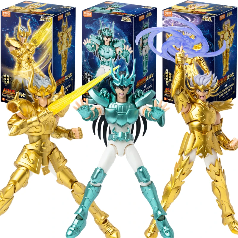 BLOKEES Original Gold Saint Seiya DRAGON SHIRYU CAPRICORN SHURA CANCER DEATHMASK CHAMPION CLASS Action Figure Anime Toys Gift BLOKEES Original Gold Saint Seiya DRAGON SHIRYU CAPRICORN SHURA CANCER DEATHMASK CHAMPION CLASS Action Figure Anime Toys Gift - Image 1